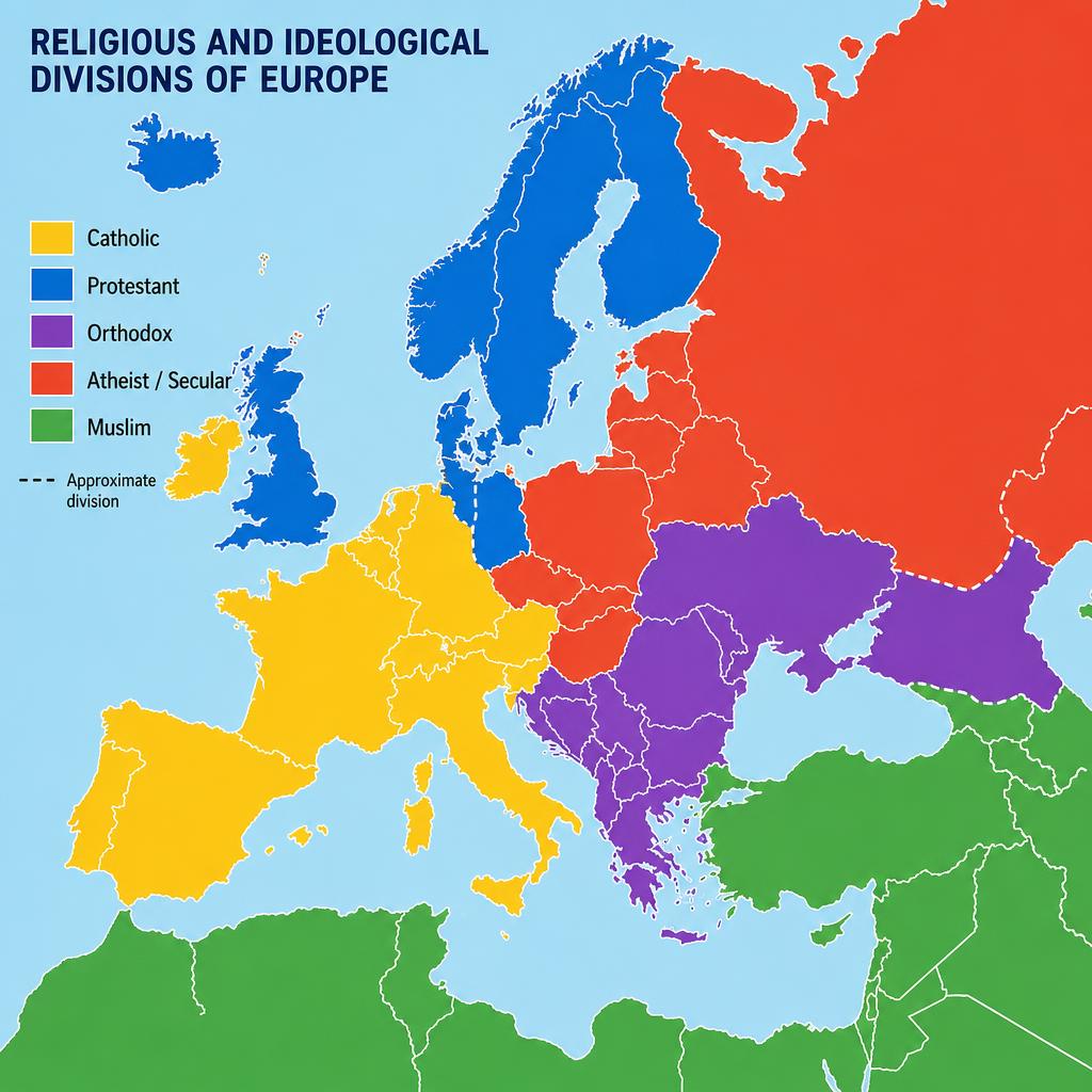 Europe's Religious Divisions According to GPT Image 2 1