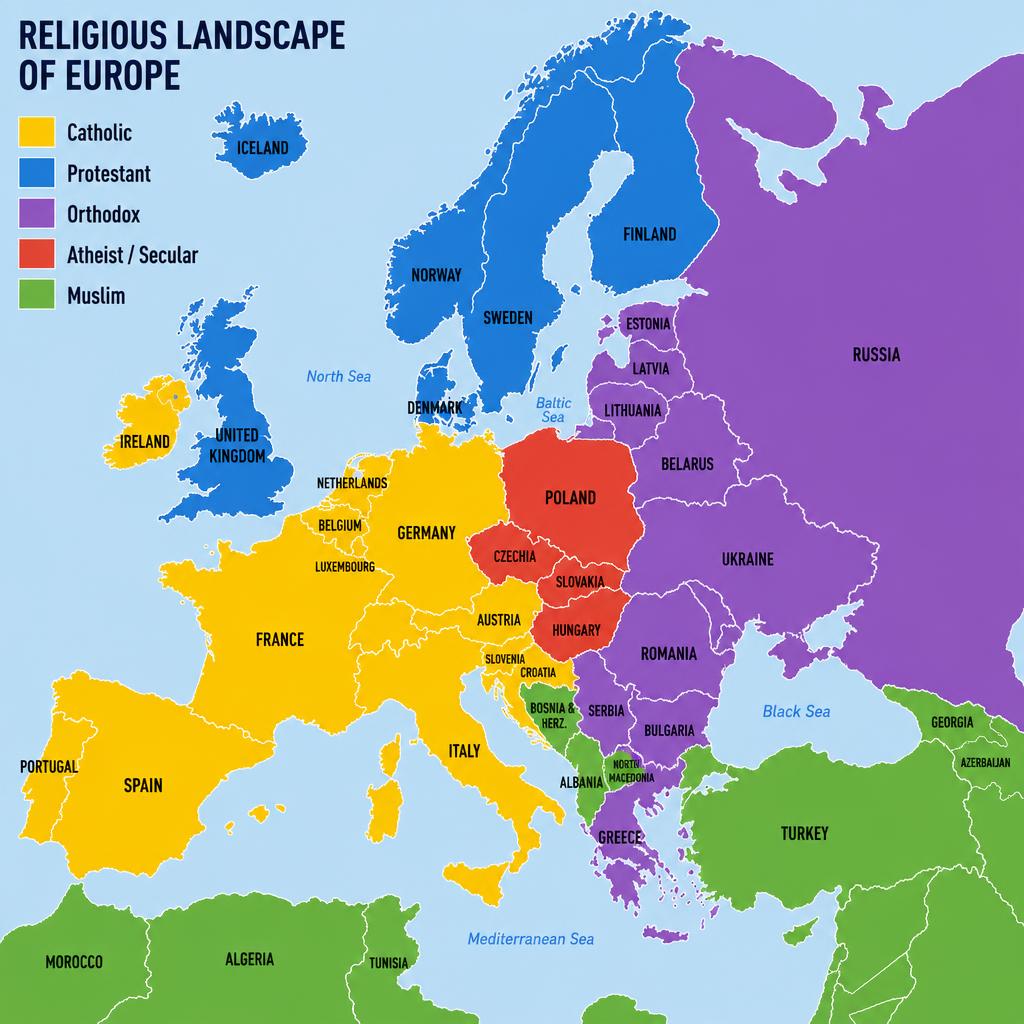 Europe's Religious Divisions According to GPT Image 2 2