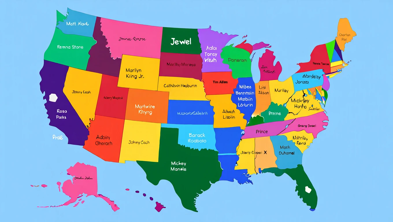 The Most Famous Person From Each US State Reve