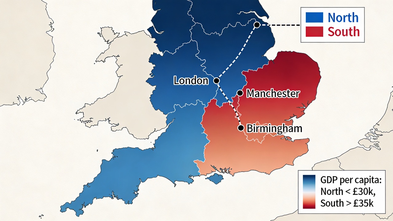 The UK North-South Divide As Mapped By Seedream 4.5